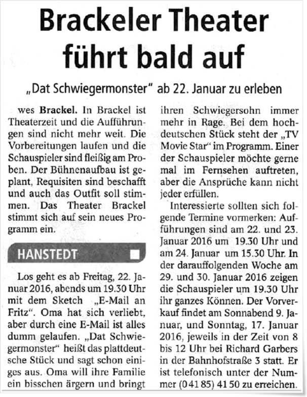 Winsener Anzeiger 17.12.2015